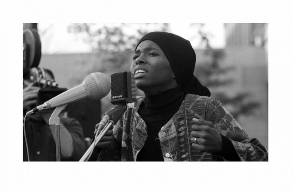 Portrait of Linda in Three Colors, All Black