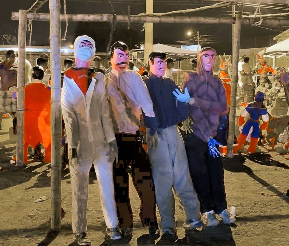 Burning the Old Year