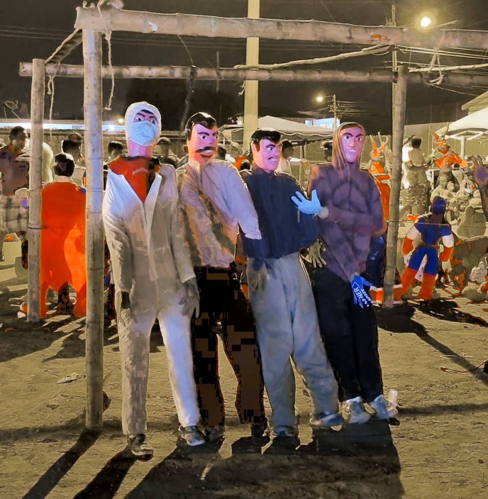 Burning the Old Year