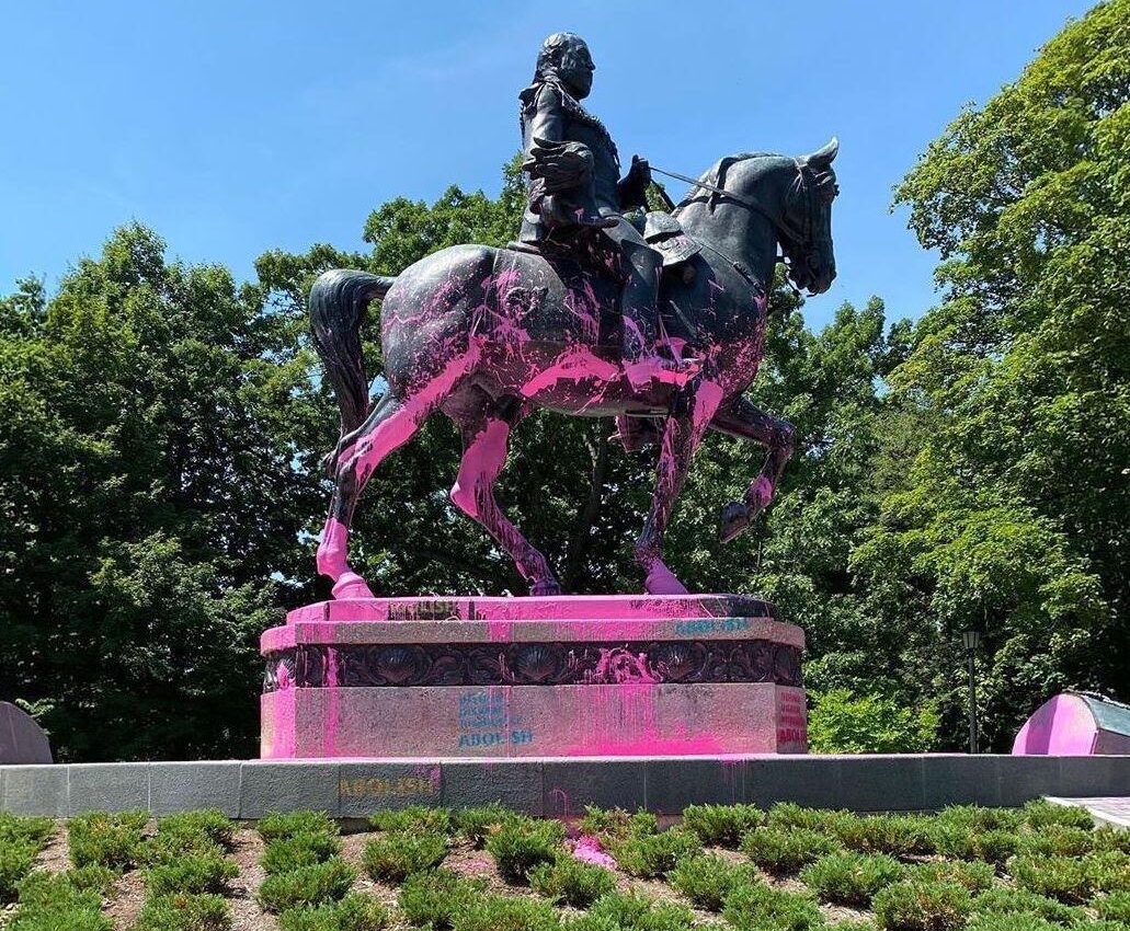 On the Creative Praxis of Splattering Paint on Monuments