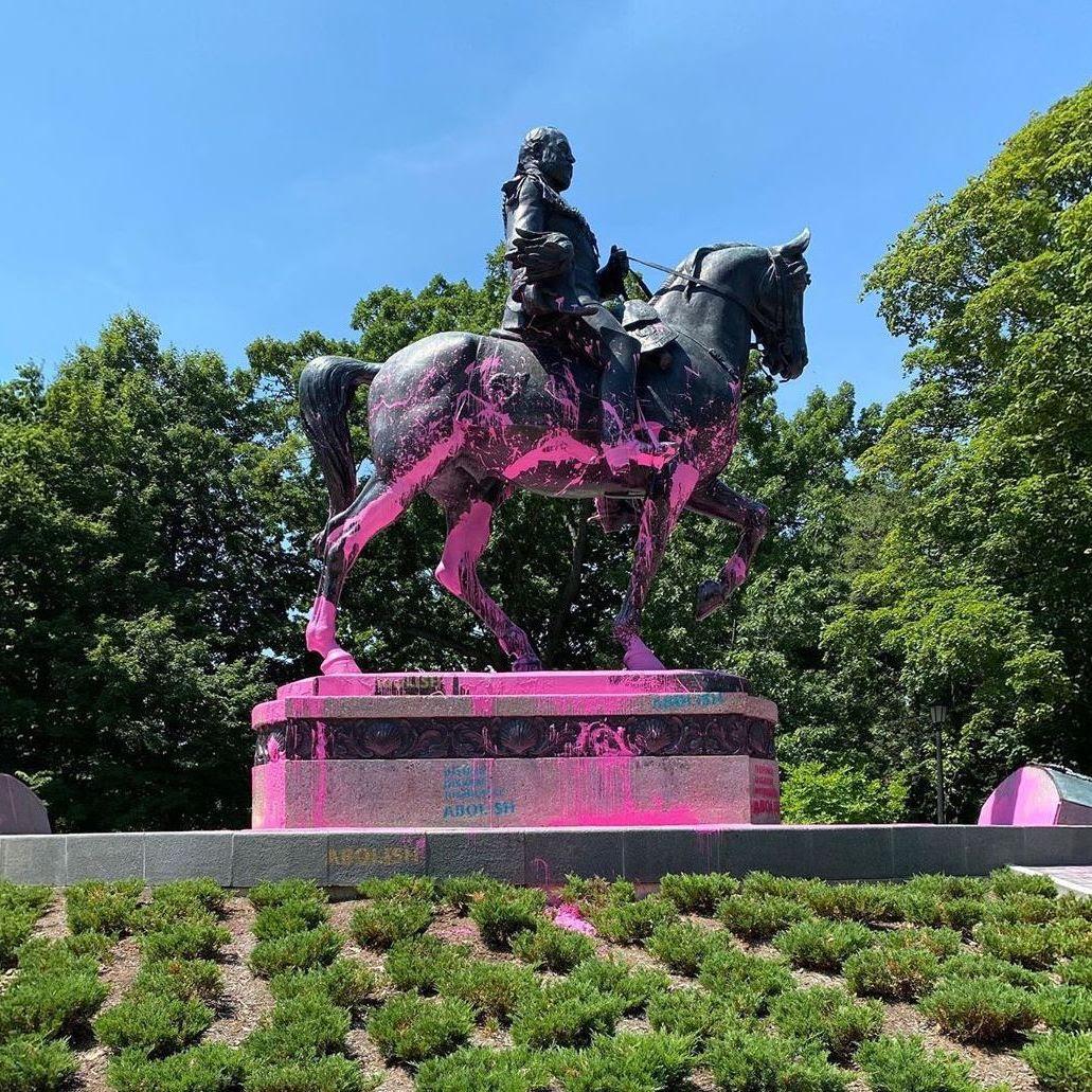On the Creative Praxis of Splattering Paint on Monuments